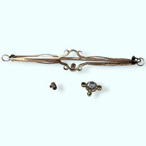 Antique Art Deco Bar Brooch (AS IS)